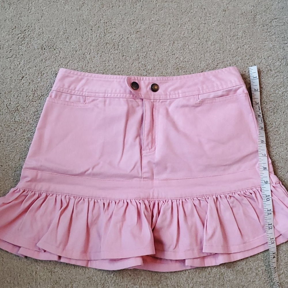SOLD EUC Pink Ruffle Guess Skirt
